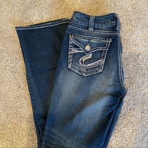 Silver Suki Jeans